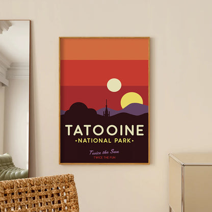 Tatooine National Park Poster