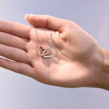 To My Sister - Always Us - Interlocking Hearts Necklace